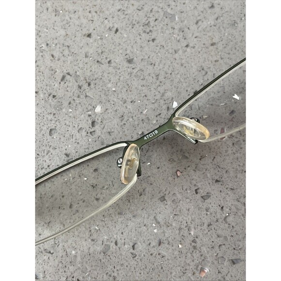 SMART CLIP Eyeglasses Frames ONLY 300 47-19-140 Burgundy/Lime Half Rim red - Picture 13 of 13